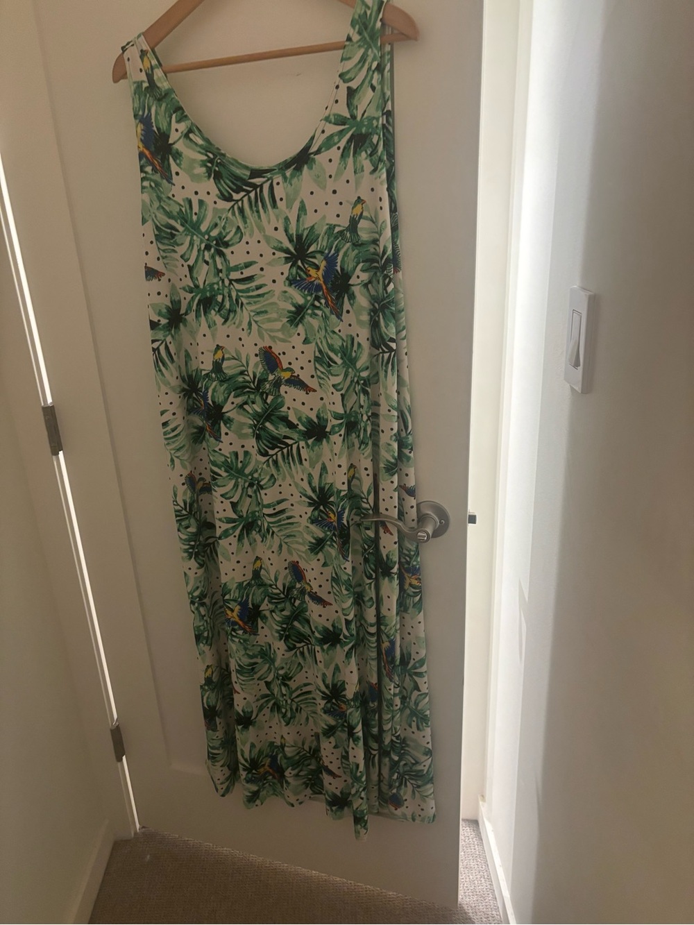 Tropical Maxi Dress- Green